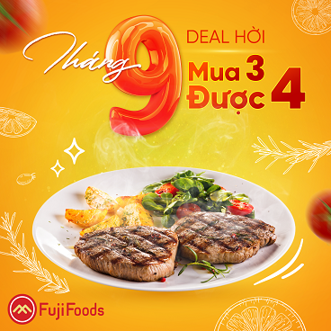 Khuyến mãi FujiFoods tháng 9