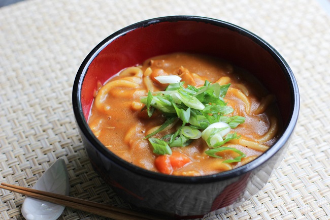 Công thức món mỳ Udon cà ri với thịt bò Fuji